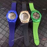New Replica Hublot Big Bang Quartz Watch Skeleton Dial